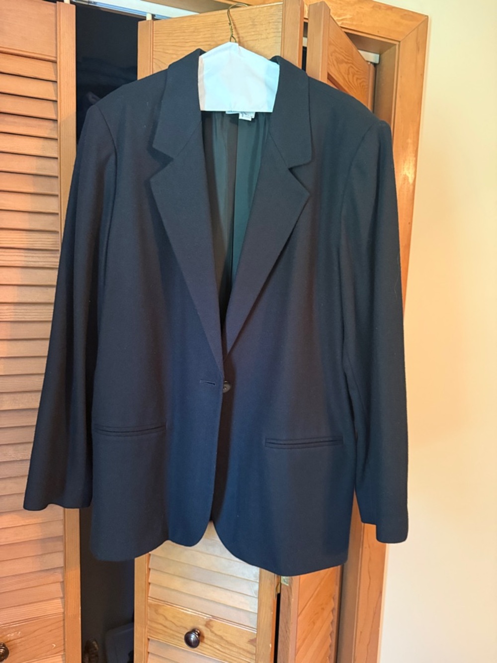 Sag Harbor Dark black Single-Button Blazer